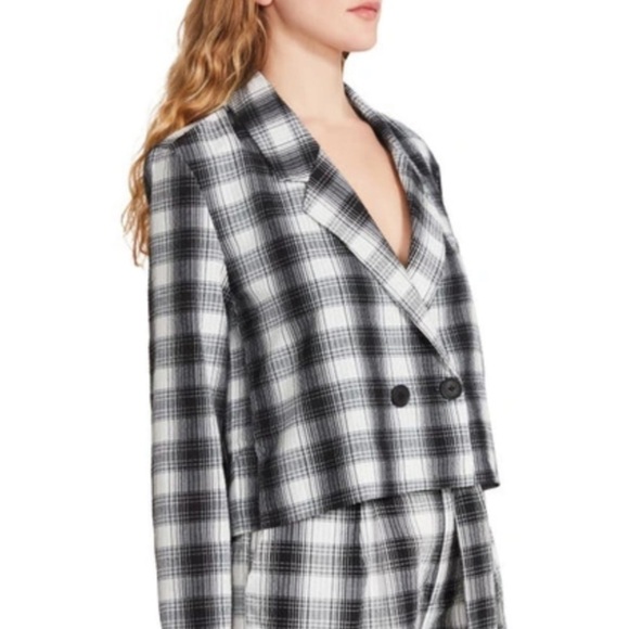 NWT BB Dakota by Steve Madden black & white blazer, size M - Picture 5 of 10